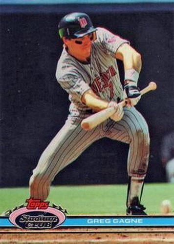 #277 Greg Gagne - Minnesota Twins - 1991 Stadium Club Baseball