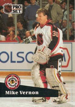 #277 Mike Vernon - 1991-92 Pro Set Hockey