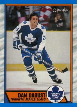 #277 Dan Daoust - Toronto Maple Leafs - 1989-90 O-Pee-Chee Hockey