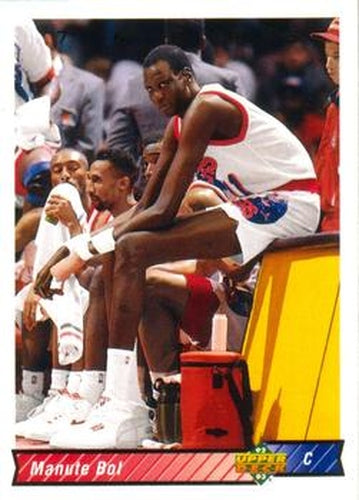 #277 Manute Bol - Philadelphia 76ers - 1992-93 Upper Deck Basketball