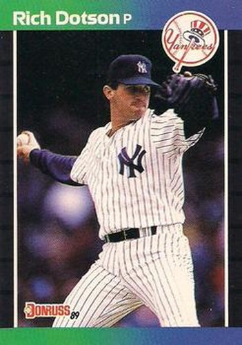 #277 Rich Dotson - New York Yankees - 1989 Donruss Baseball