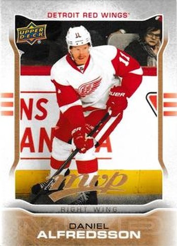 #277 Daniel Alfredsson - Detroit Red Wings - 2014-15 Upper Deck MVP Hockey