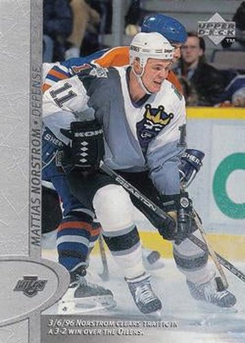 #277 Mattias Norstrom - Los Angeles Kings - 1996-97 Upper Deck Hockey