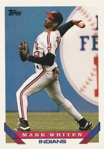 #277 Mark Whiten - Cleveland Indians - 1993 Topps Baseball