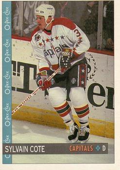 #277 Sylvain Cote - Washington Capitals - 1992-93 O-Pee-Chee Hockey