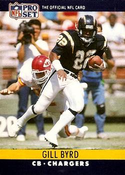 #277 Gill Byrd - San Diego Chargers - 1990 Pro Set Football