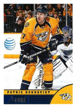 #277 Patric Hornqvist - Nashville Predators - 2013-14 Score Hockey