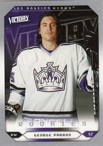 #277 George Parros - Los Angeles Kings - 2005-06 Upper Deck Victory Hockey