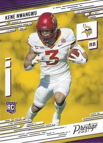 #277 Kene Nwangwu - Minnesota Vikings - 2021 Panini Prestige Football