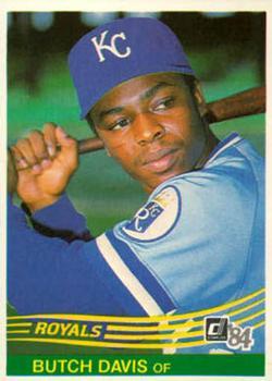#277 Butch Davis - Kansas City Royals - 1984 Donruss Baseball