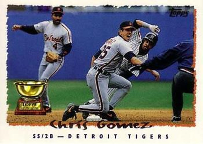 #277 Chris Gomez - Detroit Tigers - 1995 Topps Baseball