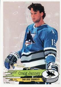 #277 Craig Janney - San Jose Sharks - 1995-96 Panini Hockey Stickers