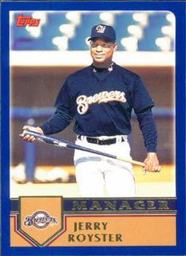 #277 Jerry Royster - Milwaukee Brewers - 2003 Topps Baseball