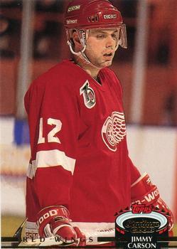 #277 Jimmy Carson - Detroit Red Wings - 1992-93 Stadium Club Hockey
