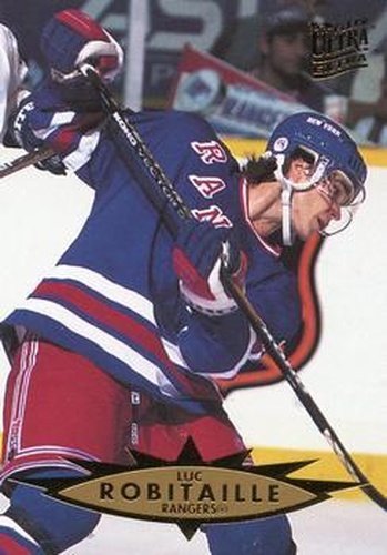 #277 Luc Robitaille - New York Rangers - 1995-96 Ultra Hockey
