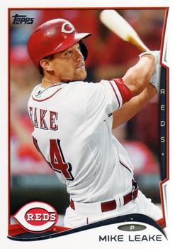 #277 Mike Leake - Cincinnati Reds - 2014 Topps Baseball