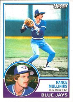 #277 Rance Mulliniks - Toronto Blue Jays - 1983 O-Pee-Chee Baseball
