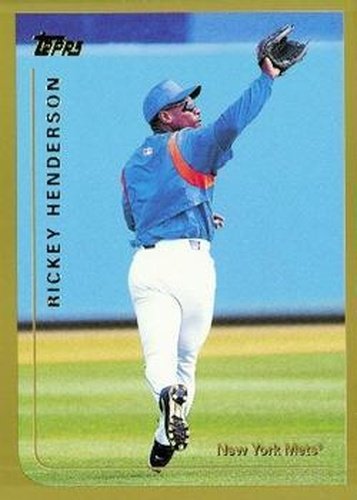 #277 Rickey Henderson - New York Mets - 1999 Topps Baseball
