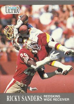 #277 Ricky Sanders - Washington Redskins - 1991 Ultra Football