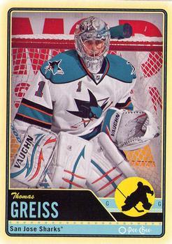 #277 Thomas Greiss - San Jose Sharks - 2012-13 O-Pee-Chee Hockey