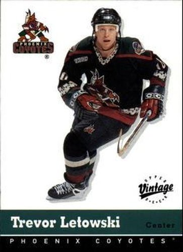 #277 Trevor Letowski - Phoenix Coyotes - 2000-01 Upper Deck Vintage Hockey
