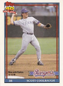 #277 Scott Coolbaugh - San Diego Padres - 1991 O-Pee-Chee Baseball
