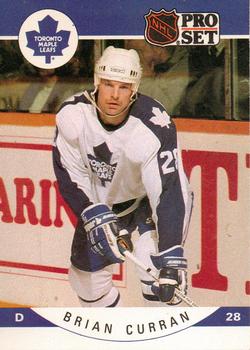 #277 Brian Curran - Toronto Maple Leafs - 1990-91 Pro Set Hockey