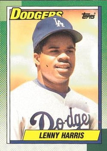 #277 Lenny Harris - Los Angeles Dodgers - 1990 O-Pee-Chee Baseball