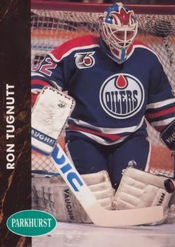 #277 Ron Tugnutt - Edmonton Oilers - 1991-92 Parkhurst Hockey