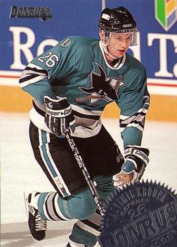 #277 Vlastimil Kroupa - San Jose Sharks - 1994-95 Donruss Hockey
