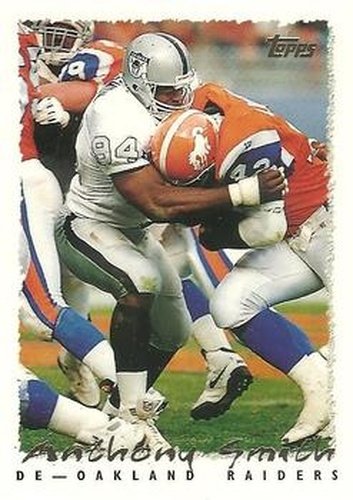 #277 Anthony Smith - Oakland Raiders - 1995 Topps Football