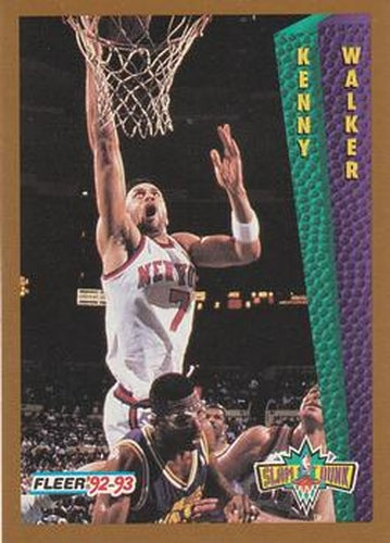 #277 Kenny Walker - New York Knicks - 1992-93 Fleer Basketball