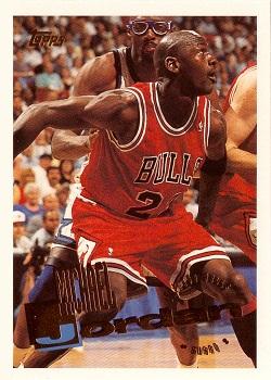 #277 Michael Jordan - Chicago Bulls - 1995-96 Topps Basketball