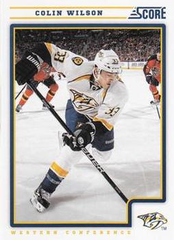 #277 Colin Wilson - Nashville Predators - 2012-13 Score Hockey
