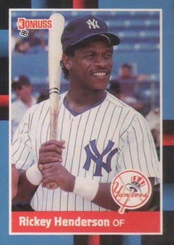 #277 Rickey Henderson - New York Yankees - 1988 Donruss Baseball