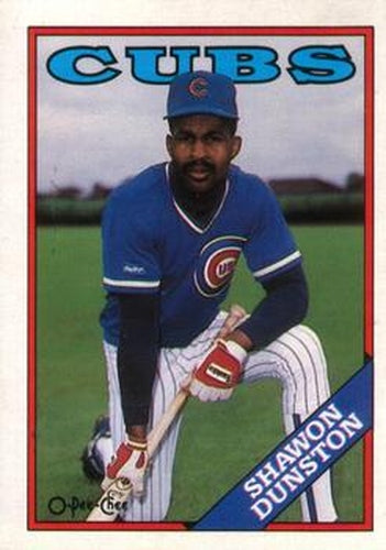 #277 Shawon Dunston - Chicago Cubs - 1988 O-Pee-Chee Baseball