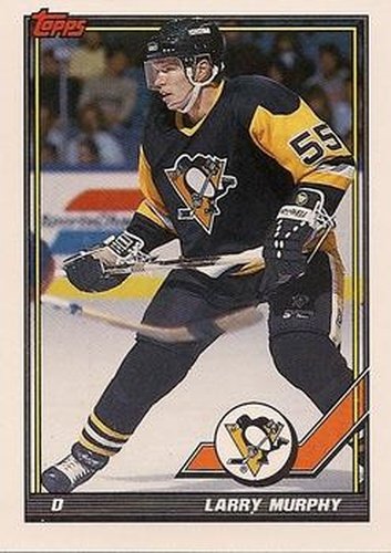 #277 Larry Murphy - Pittsburgh Penguins - 1991-92 Topps Hockey