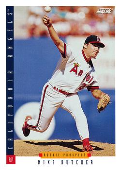 #277 Mike Butcher - California Angels - 1993 Score Baseball