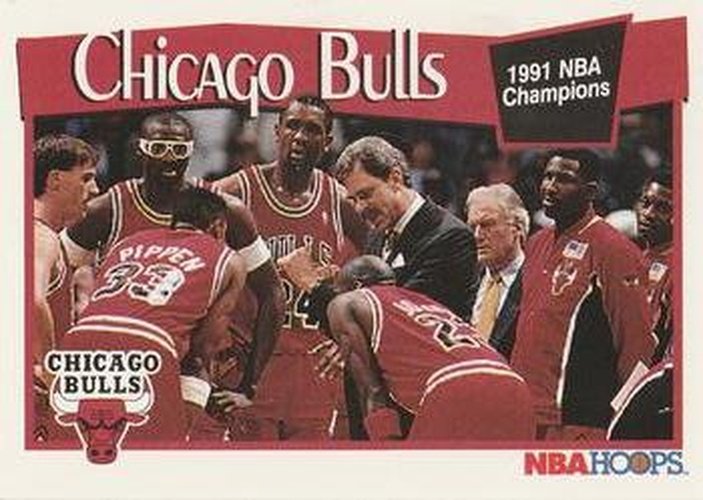 #277 Chicago Bulls - Chicago Bulls - 1991-92 Hoops Basketball