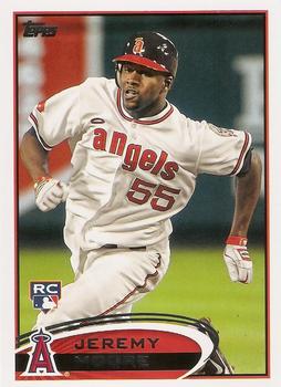 #277 Jeremy Moore - Los Angeles Angels - 2012 Topps Baseball