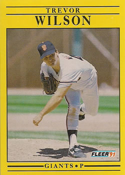 #277 Trevor Wilson - San Francisco Giants - 1991 Fleer Baseball