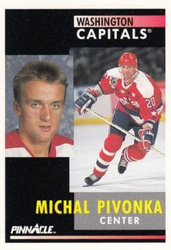 #277 Michal Pivonka - Washington Capitals - 1991-92 Pinnacle Hockey