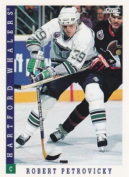 #277 Robert Petrovicky - Hartford Whalers - 1993-94 Score Canadian Hockey