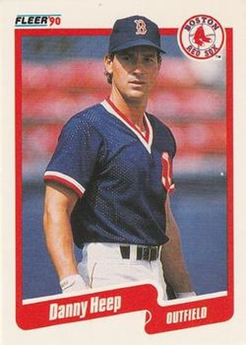 #278 Danny Heep - Boston Red Sox - 1990 Fleer USA Baseball