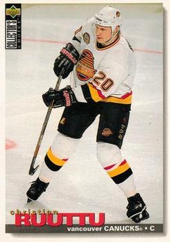 #278 Christian Ruuttu - Vancouver Canucks - 1995-96 Collector's Choice Hockey