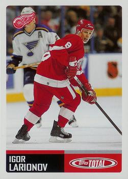 #278 Igor Larionov - Detroit Red Wings - 2002-03 Topps Total Hockey
