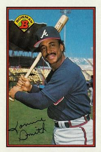 #278 Lonnie Smith - Atlanta Braves - 1989 Bowman Baseball