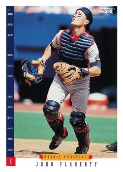 #278 John Flaherty - Boston Red Sox - 1993 Score Baseball