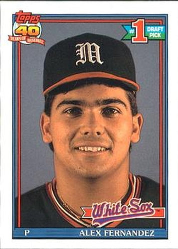 #278 Alex Fernandez - Chicago White Sox - 1991 O-Pee-Chee Baseball
