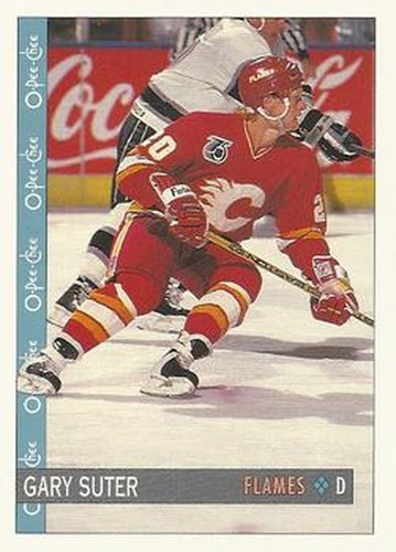 #278 Gary Suter - Calgary Flames - 1992-93 O-Pee-Chee Hockey